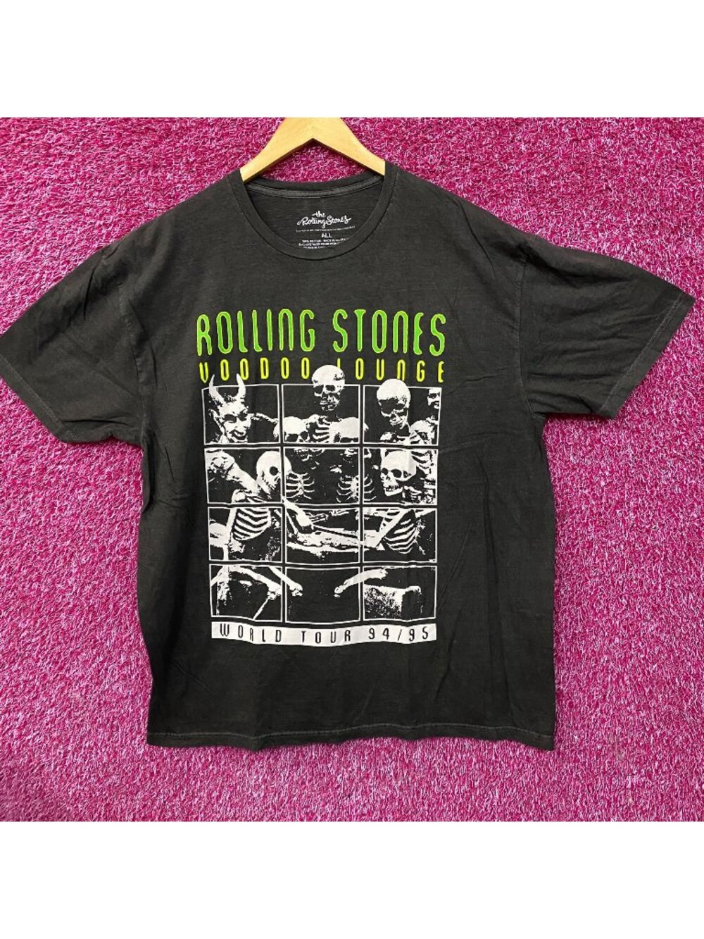 Rolling Stones Voodoo Lounge World Tour 94/95 T-shirt ALL